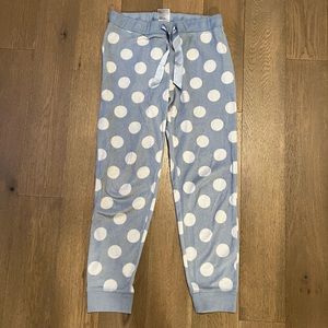 H&M Pajama Pants Light Blue Polka Dot